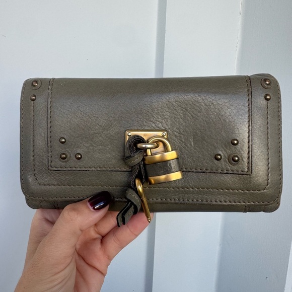 Chloe Paddington Leather Wallet • Padlock & Key • Authentic COA - Picture 1 of 15